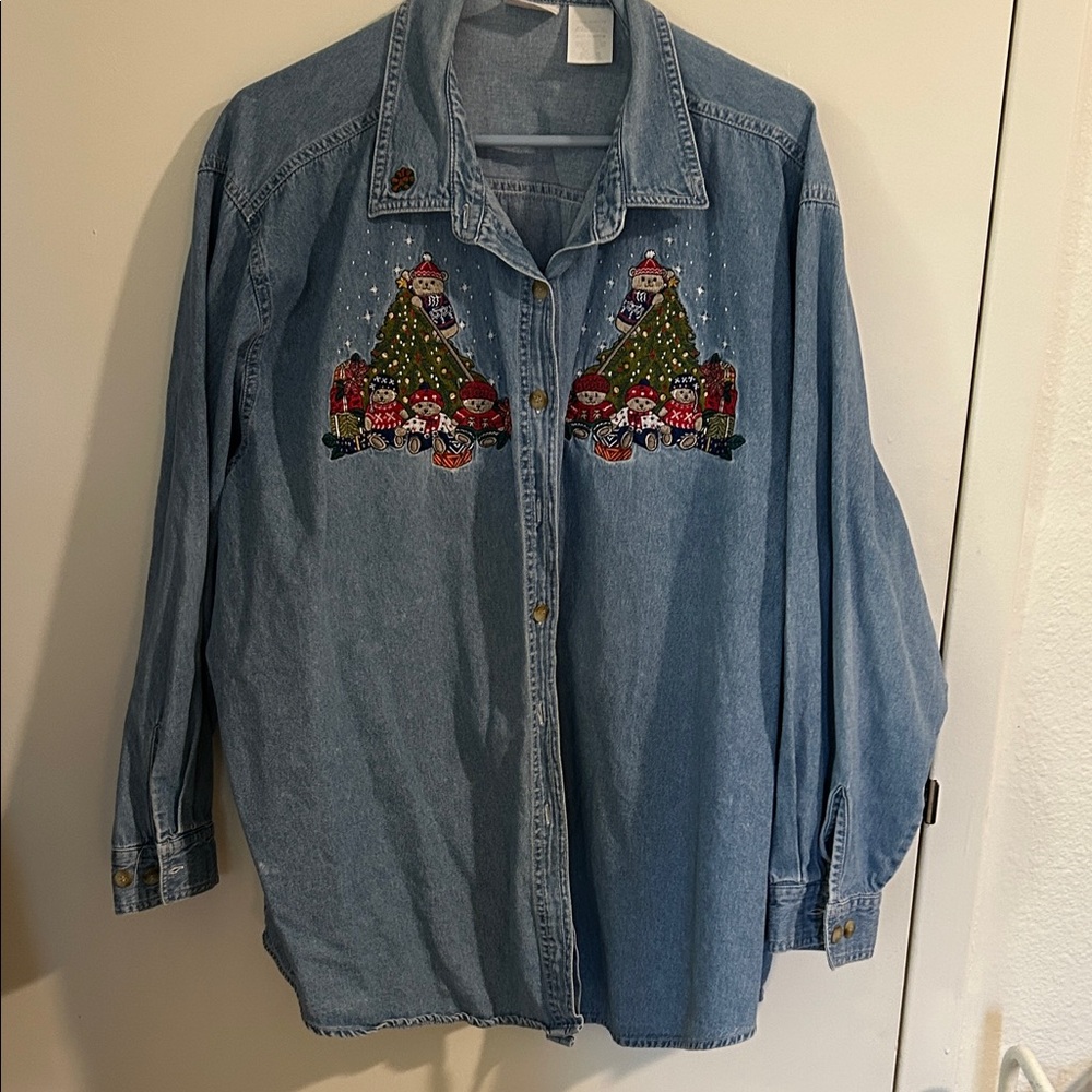 Bobbie Brooks Light Blue Denim Shirt